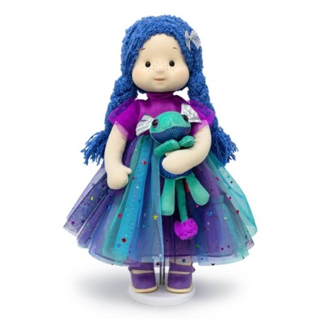 Soft toy "Liv and the Dragon Tali", 38 cm