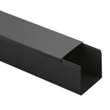 Cable-channel era KK-B-60-60 Black 60x60 mm