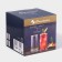 A set of glass glasses Elysia, 445 ml, 4 pcs, with a golden border