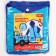 Children's raincoat, size m, 100-110 cm, blue tractor