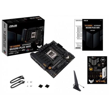 The ASUS TUF Gaming B650M-Plus WiFi Socketam5 AMD B650 4XDDR5 MATX AC`97 8ch (107040-9