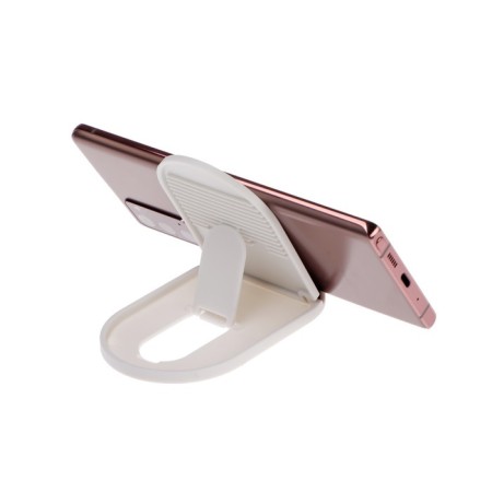 Luazon phone stand, folding, adjustable height, rubber insert, white-5