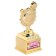 The reward figure “Best nanny”, Cup, plastic, gold, 13 x 5.5 x 5 cm.