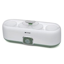 Yogurtnitsa KitFort KT-2006, 20 W, 200 ml, 4 containers, plastic, white-green