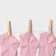 Clothespins of linen shade, 7 cm, 20 pcs