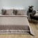 Set: a bedspread with pillowcases “Initials”, size 240x240 cm, 40x40 cm - 2 pcs, 50x70 cm - 2 pcs