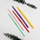A set of hooks for knitting, d = 3-7 mm, 13.7-14 cm, 5 pcs, color colorful color