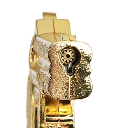 Gas lighter "Golden Pistol", 7.3 x 5 cm-5