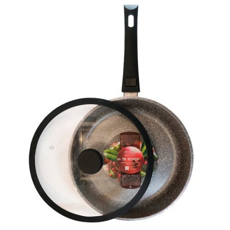 Glorodny pan Panairo The Brusnika, the removable handle of Soft-Touch, with a lid, d = 24 cm-1
