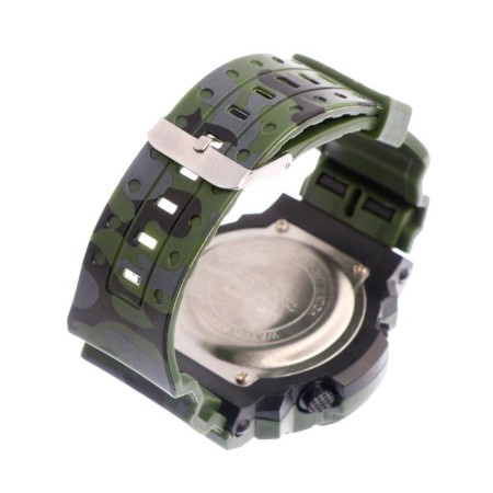 Watch of Electronic Electronic Sport, D-5 cm, silicone strap 24.5 cm, khaki-2