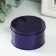 Casket Metal for a candle "Round. Gloss" violet 7.5x7.5x4.5 cm