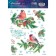 Interior sticker with the luminous layer of the "bullfinch", 21 x 29.7 cm, New Year