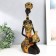 Souvenir Polystone "African with a jug in an elegant dress" MIX 15.5x10x32.5 cm