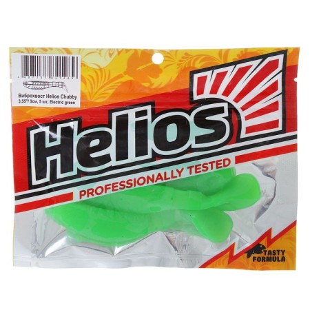 Vibro -high -high Helios Chubby Electric Green, 9 cm, 5 pcs. (HS-4-007)-1