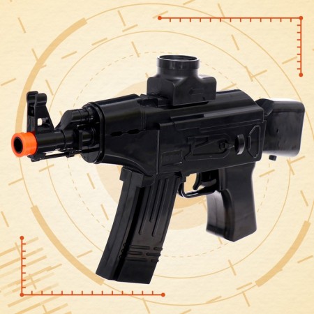 Automat "flash", shoots with gel bullets, works from the battery-9