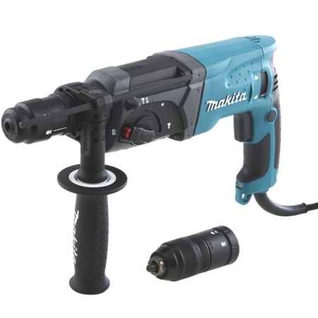 Perforator Makita HR2470FT, 780 W, SDS+, 3 modes, 2.7 J, case, used cartridge