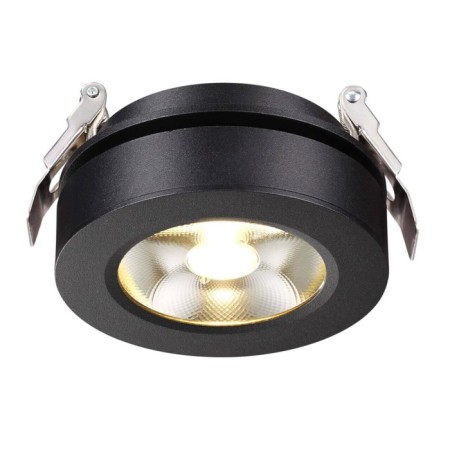 LED LED GRODA, 12 W, 3000K, LED, black color, D = 85mm-4