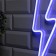 Neon sign "Lightning" 13 × 33.5 cm, AAX3 batteries (not in the kit), USB, glow of blue