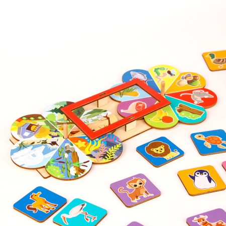 Developing game for children "who lives where and who eats" according to the methodology of Lullia-3