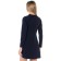 Women's tunic "graffiti girl", size 46, blue color