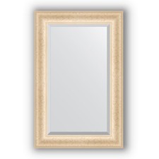 Mirror with fatset in the baguette frame - old gypsum 82 mm, 55 x 85 cm, evoForm