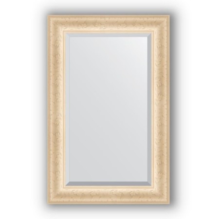 Mirror with fatset in the baguette frame - old gypsum 82 mm, 55 x 85 cm, evoForm