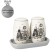 Set for spices of the Housing Dolyan, 3 subjects: Solonka 130 ml, pipe 130 ml, stand