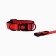 A collar with a nylon lining with Fastex 2 cm, cv red
