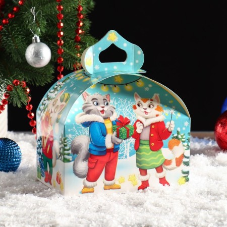 Gift box "Friendly Family", chest, 18.5 x 12.5 x 16.5 cm