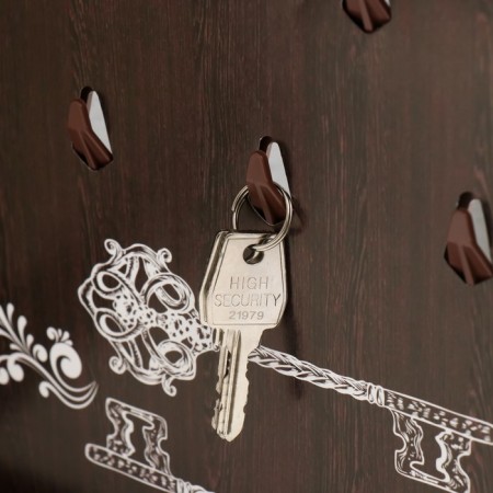 Key closed "Bouquet" 26.5x31.5 cm nut-3
