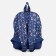 Baby backpack on lightning, external pocket, blue color
