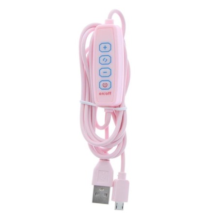 Set of young blogger Windigo Kids CB-98, lamp on a tripod, microphone, remote control, lenses, SPA, pink-13
