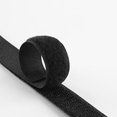 Velcro, 20 mm × 25 ± 1 m, black color-3