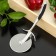 Knife for pizza and dough shapes shapes, silver color