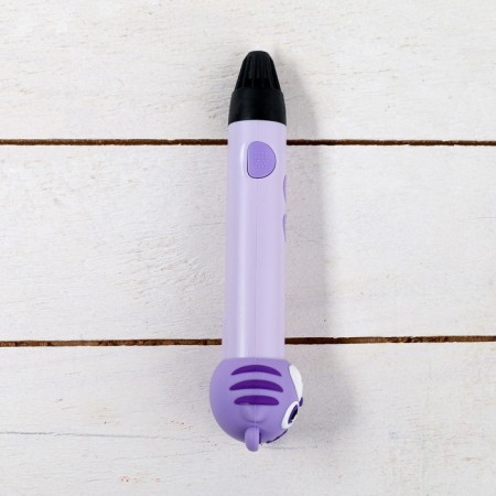 3D handle of tigernok, work with PLA plastic, USB power cable, purple-2