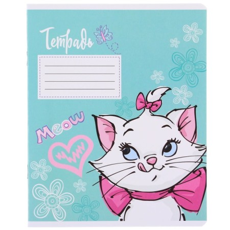A set of notebooks 10 pieces, 12 sheets, in a cage, cover coated cardboard, cats aristocrats-5