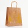 Golden embossing craft package, round handle, "Born Forest" 33 x 25 x 12 cm, 120 g 10574