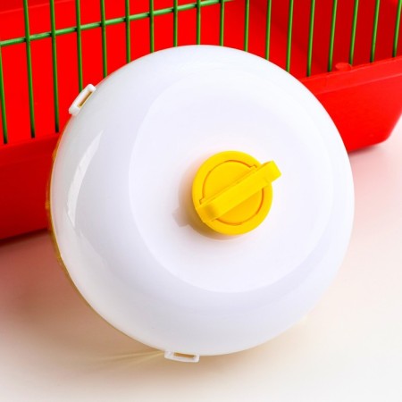 Wheel for rodents are quiet, 14 cm, yellow-1