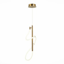 Suspension lamp ST LUCE. SL6102.303.16. Sagrato. 1x16 W, LED, 4000K, 1440 LM, 27x27x63 cm, brass color