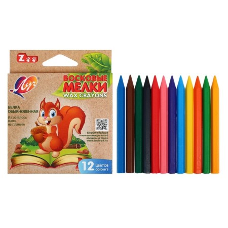 Loves wax 12 colors Zoo, hexagonal-3