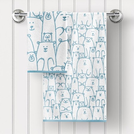Tmachry Guten Morgen Plush, 650 g, size 70x130 cm, white color-13