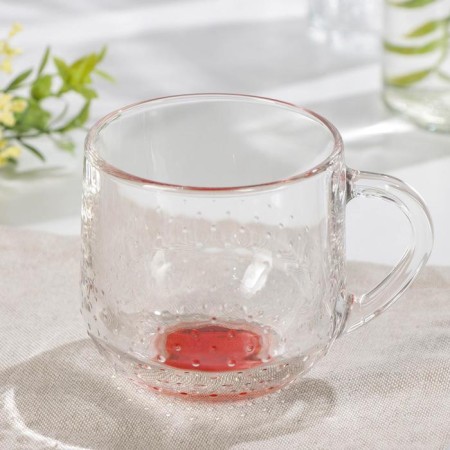 Glass mug "Gramine", 300 ml, color mix-3