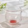 Glass mug "Gramine", 300 ml, color mix