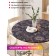 The tablecloth “Eastern mood”, round, oxford, elastic band, size 140x140 cm, diameter 105-120 cm