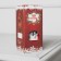 LED figure "Telephone booth with a snowman" 5.3 × 12 × 5.3 cm, plastic, batteries AG13x3, glow warm white
