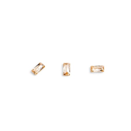 Crystals for volumetric inlay TNL "Baget", No. 4, dark champagne, 10 pcs