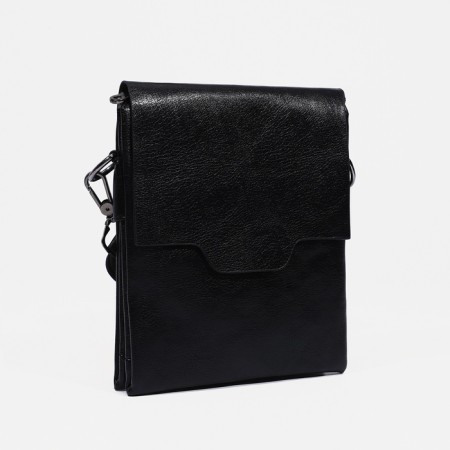 Male bag, black color