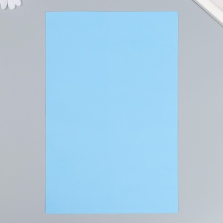 Foamiran set 20x30 cm, 1 mm, 10 pcs, light blue-2