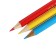 Pencils 6 colors "mini" in a cardboard box, triangular, wooden body
