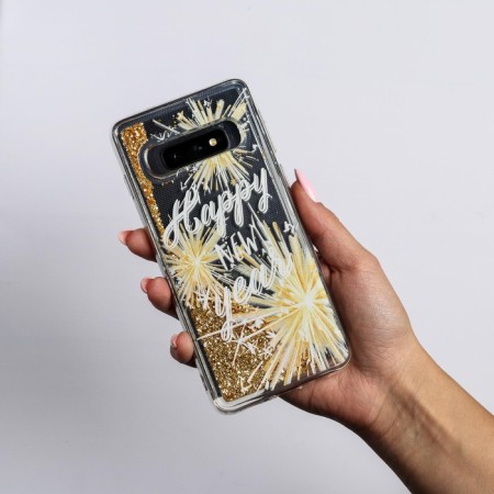 Case for the New Year's phone "Happy Year", on Samsung S10-3
